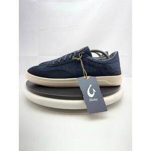 Olukai Puliki Mens Size 11 Blue Depth Indigo Sweatshirt Casual Shoes Sneakers
